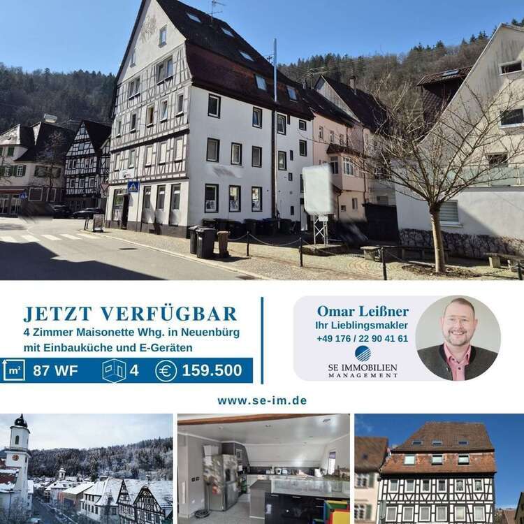 Wohnung zum Kaufen in Neuenbürg 159.500 € 87 m²
