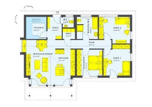 Bungalow Dettenheim Rußheim - 4 Zimmer, 110 m&sup2;, 639.500&euro; | Angebot:25525203