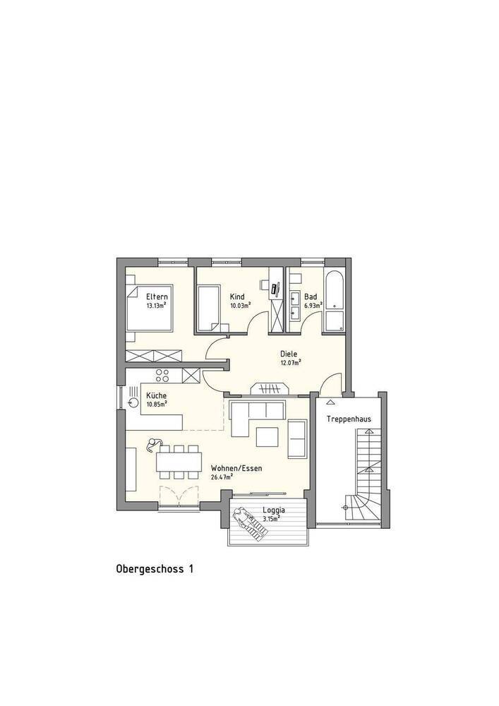 Schlüsselfertiger Neubau von 5 ETW - KFW55A+ - hochwertige moderne Ausstattung