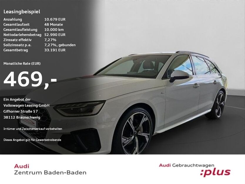 Audi A4 5.800 km 52.990 € Baden Baden 76532