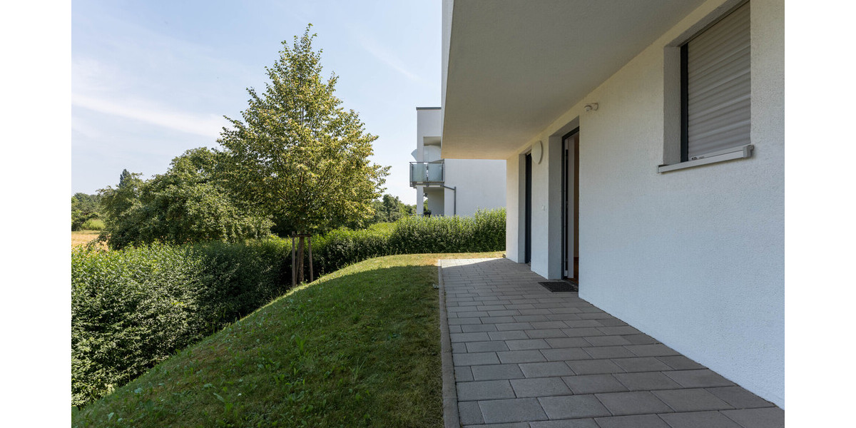 Barrierefrei: Neuwertige Wohnung mit 2 Terrassen und Feldblick - Erdgeschoßwohnung Steinmauern | Angebot:27085223