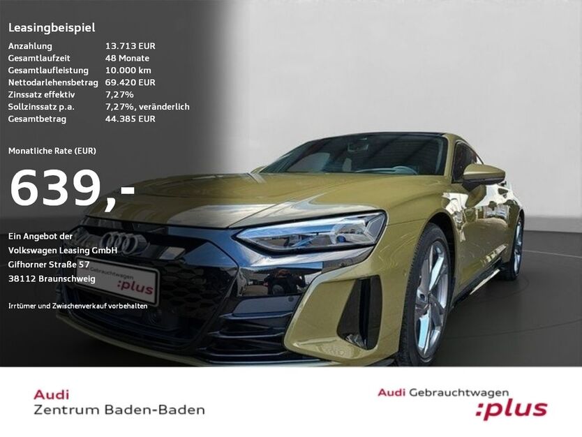 Audi e-tron GT 21.309 km 69.420 € Baden Baden 76532