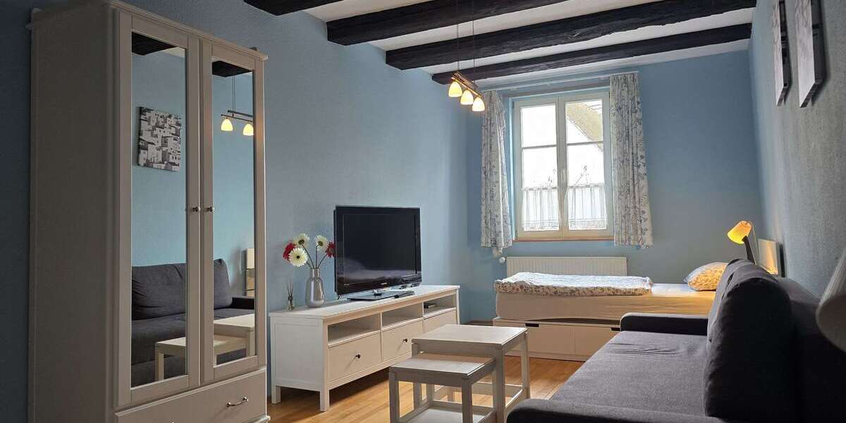 Etagenwohnung Karlsruhe Knielingen - 1 Zimmer, 20 m&sup2;, 500&euro; | Angebot:25560938