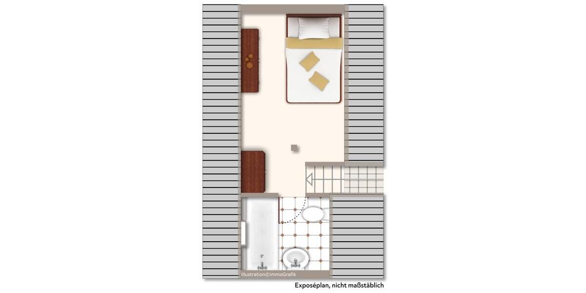 Maisonettenwohnung Karlsruhe Rüppurr - 3 Zimmer, 65 m&sup2;, 1.600&euro; | Angebot:23540345
