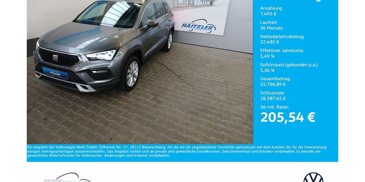 Seat Ateca 3.200 km 28.780 &euro; Gernsbach 76593