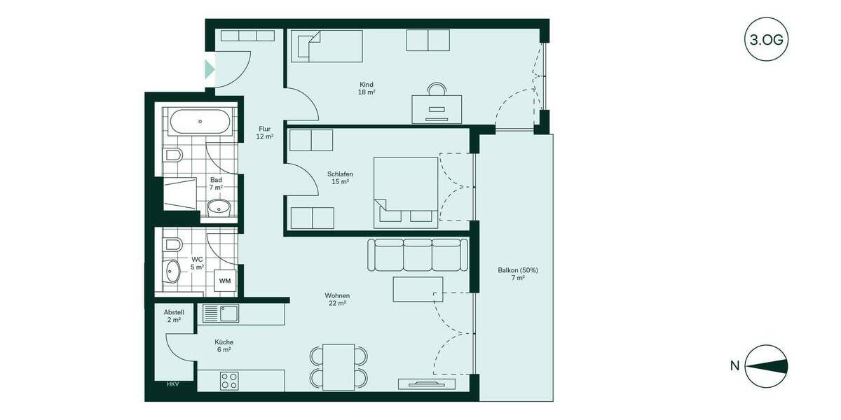 Etagenwohnung Germersheim - 3 Zimmer, 94 m&sup2;, 499.900&euro; | Angebot:25938896