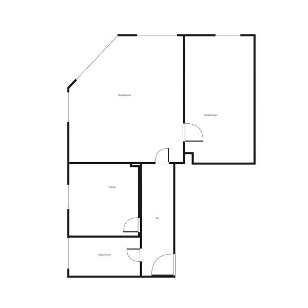 Hier findet jeder seinen Platz: interessante 2,5-Zi.-Wohnung zimmer
