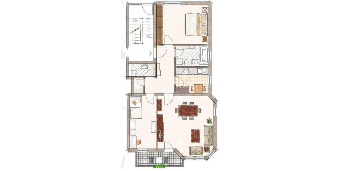 Etagenwohnung Eggenstein-Leopoldshafen Leopoldshafen - 3 Zimmer, 79 m&sup2;, 295.000&euro; | Angebot:27294813