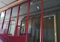 Vitrine in zentraler Passage (Hilberthof Rastatt)
