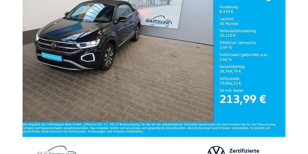 VW T-Roc 4.500 km 32.280 &euro; Gernsbach 76593
