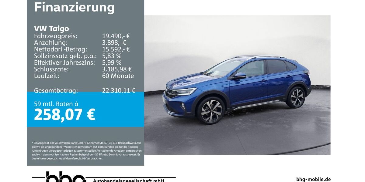 VW Taigo 51.047 km 18.390 &euro; Ettlingen 76275