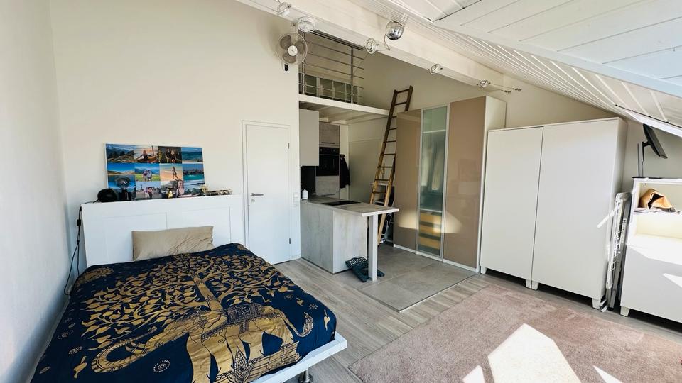 Dachgeschoßwohnung Karlsruhe Südstadt - 1 Zimmer, 27 m&sup2;, 680&euro; | Angebot:26414155