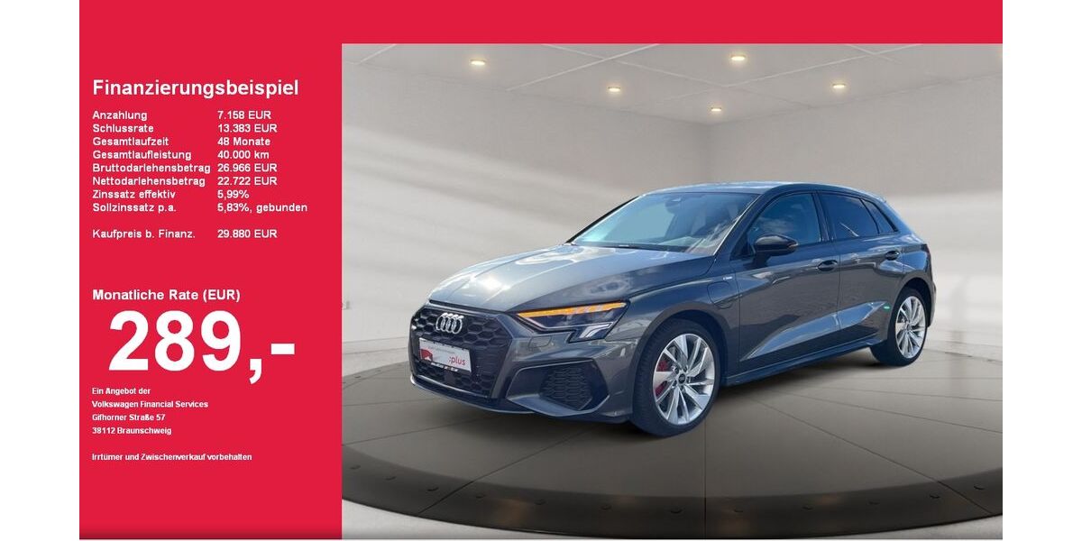 Audi A3 15.100 km 29.880 &euro; Landau 76829