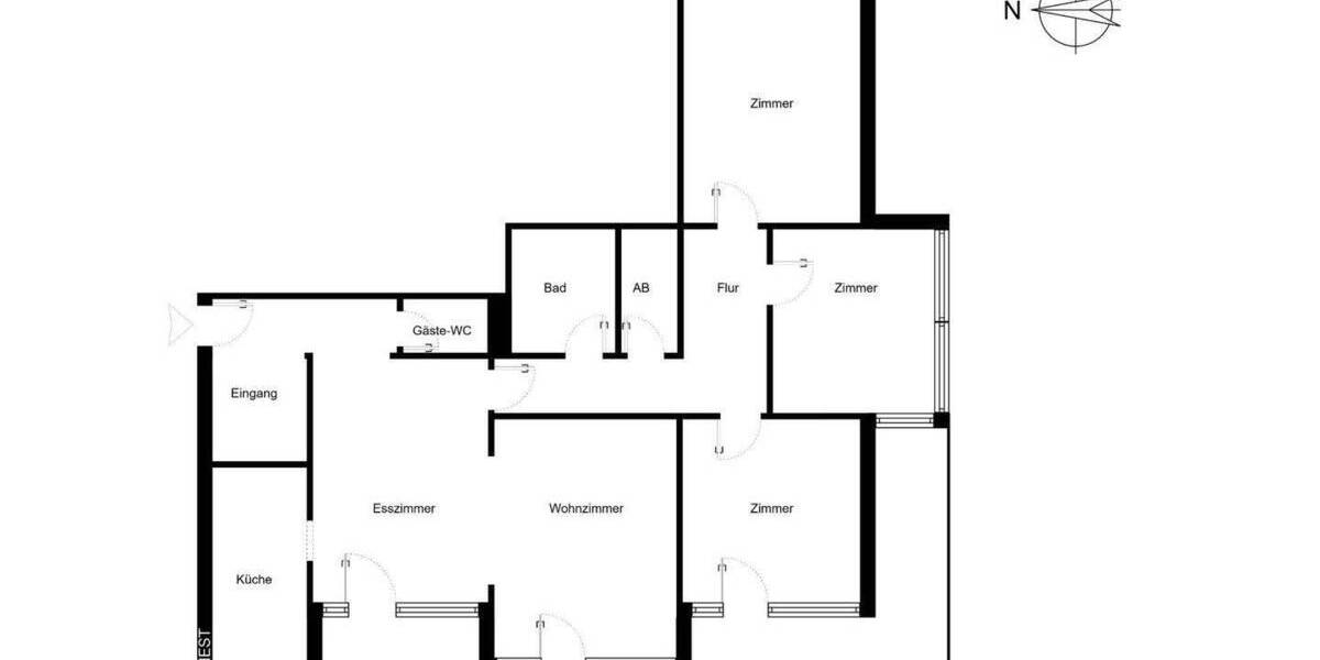 Etagenwohnung Ettlingen - 4 Zimmer, 115 m&sup2;, 445.000&euro; | Angebot:25691860