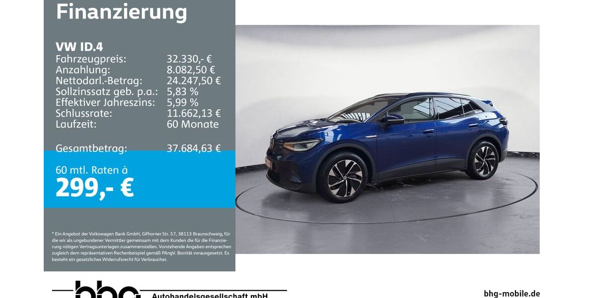 VW ID.4 55.193 km 30.960 &euro; Ettlingen 76275