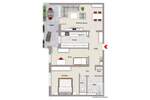 Etagenwohnung Karlsruhe / Neureut Neureut - 3 Zimmer, 90 m&sup2;, 325.000&euro; | Angebot:25862354