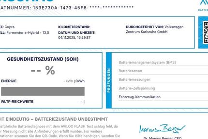Cupra Formentor 37.100 km 27.980 &euro; Karlsruhe 76131