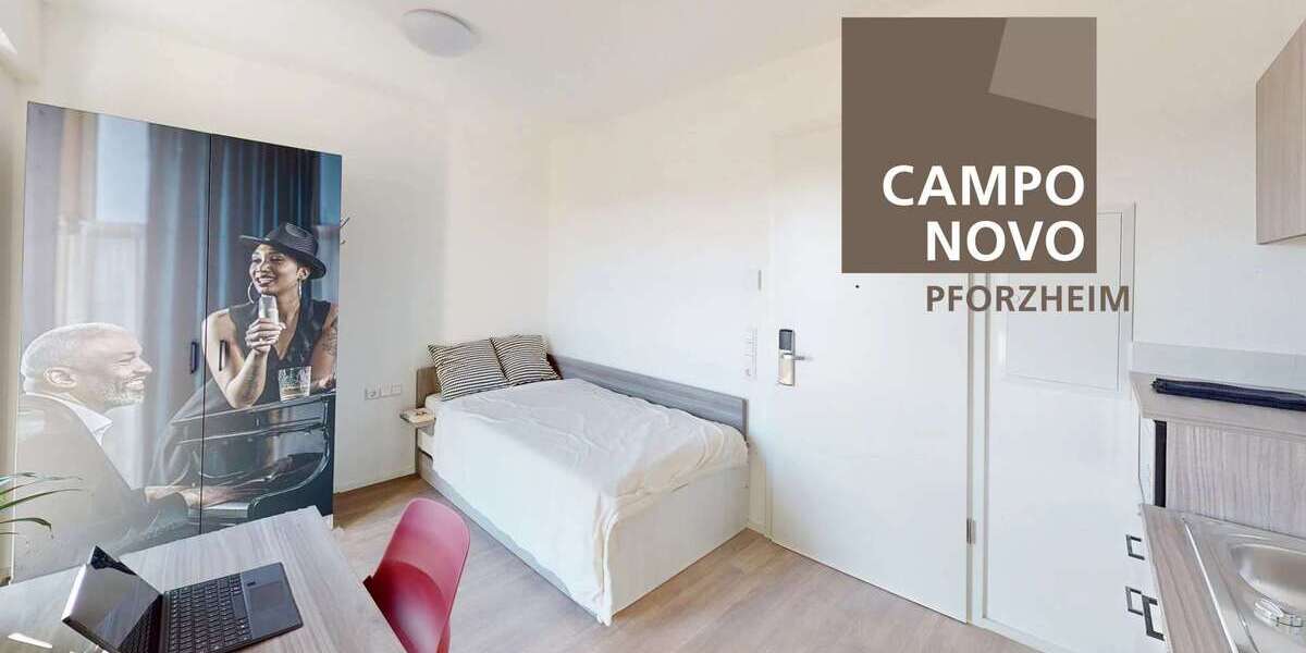 Wohnung zum Mieten in Pforzheim 600 € 40.42 m² 2 zimmer