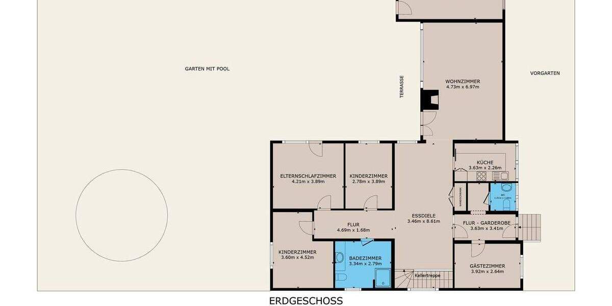 Bungalow Wörth - 5 Zimmer, 131 m&sup2;, 590.000&euro; | Angebot:25360814