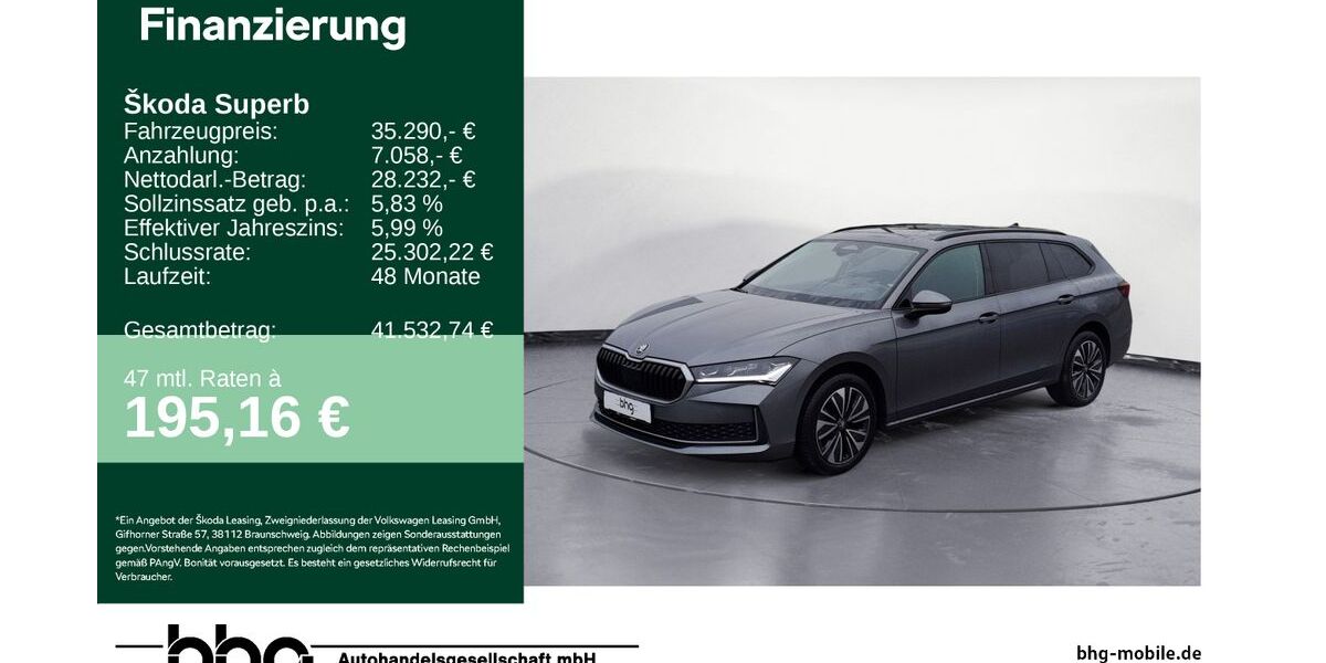 Skoda Superb 27.344 km 35.290 &euro; Durmersheim 76448