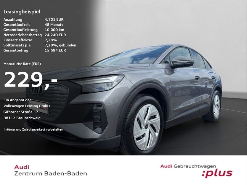 Audi Q4 e-tron 32.384 km 24.240 € Baden Baden 76532