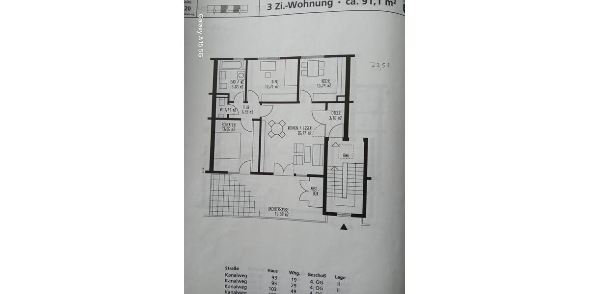 Einfamilienhaus Karlsruhe Neureut - 3 Zimmer, 91 m&sup2;, 1.300&euro; | Angebot:26148945