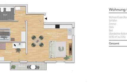 Wohnung zum Kaufen in Karlsbad 385.000 € 70.37 m² 3 zimmer