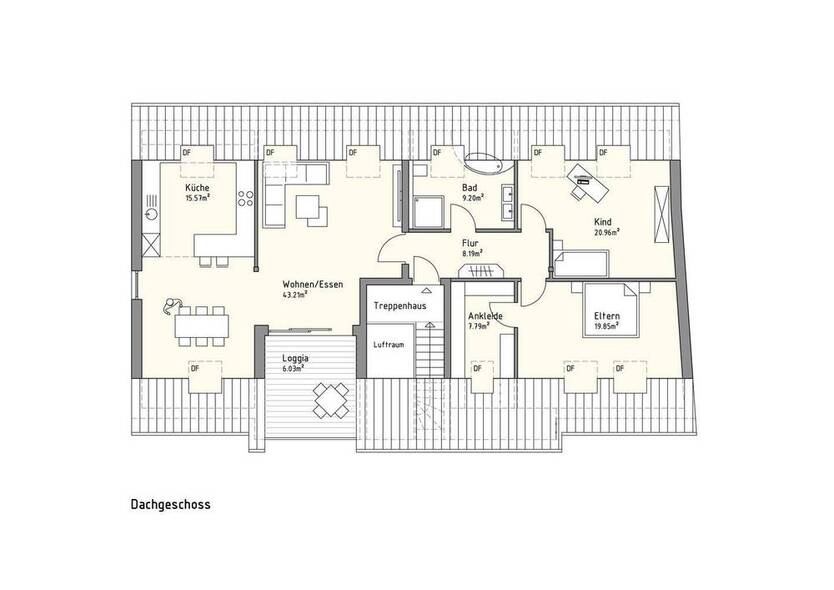 Schlüsselfertiger Neubau von 5 ETW - KFW55A+ - hochwertige moderne Ausstattung