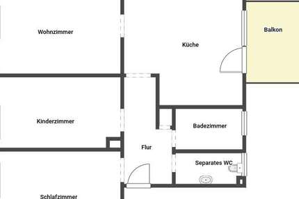 Wohnung Kandel - 3 Zimmer, 67 m&sup2;, 679&euro; | Angebot:26492309