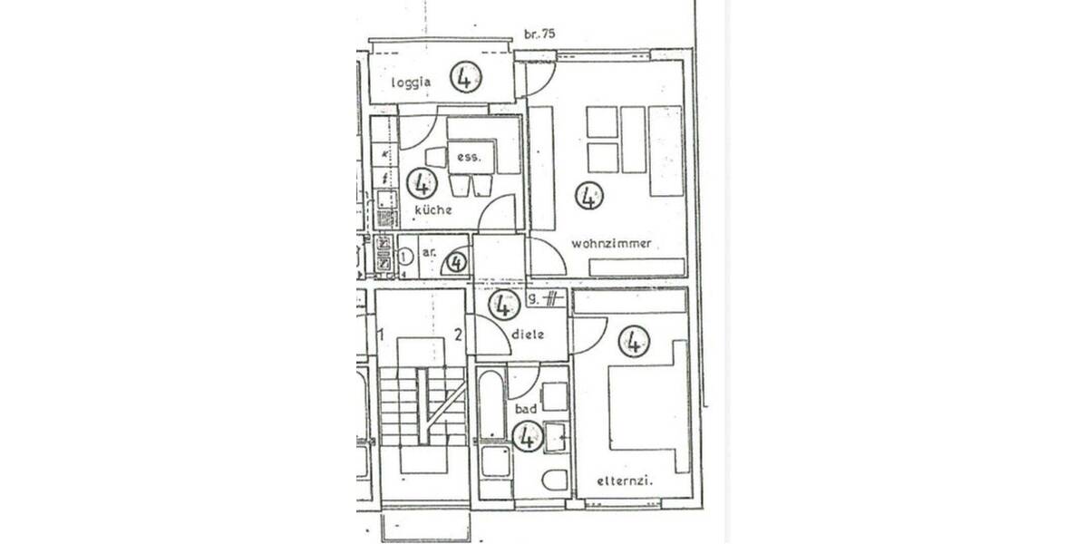 Etagenwohnung Jockgrim - 2 Zimmer, 62 m&sup2;, 750&euro; | Angebot:26857694