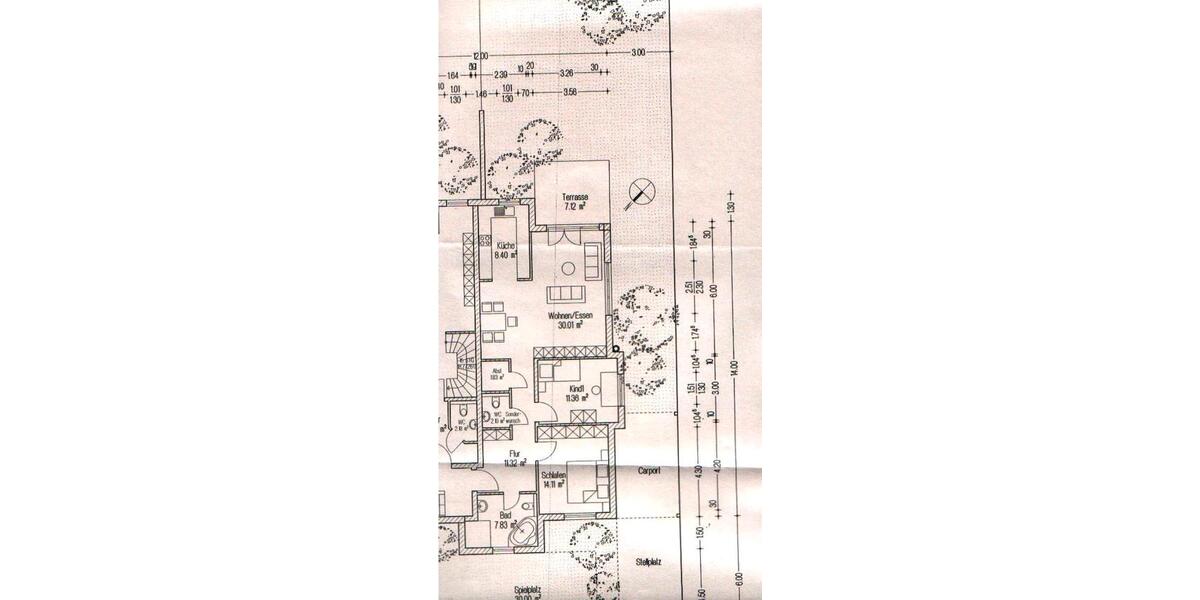 Erdgeschoßwohnung Ettlingen - 3 Zimmer, 92 m&sup2;, 420.000&euro; | Angebot:25128483