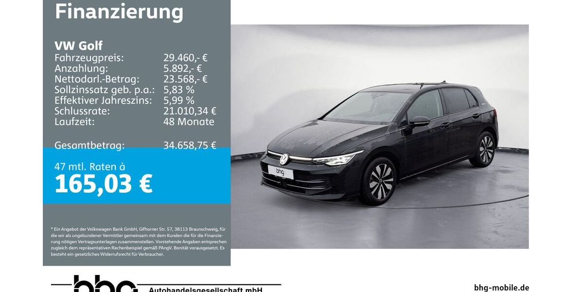 VW Golf 16.153 km 28.990 &euro; Durmersheim 76448