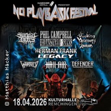 No Playback Festival 2026 18.04.2026 Kulturhalle Remchingen