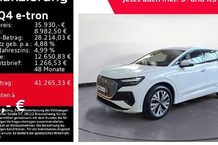 Audi Q4 e-tron 59.956 km 34.460 &euro; Ettlingen 76275