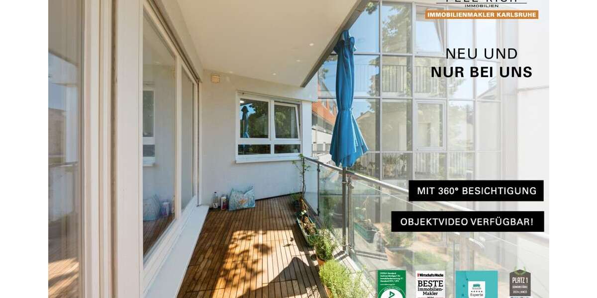 Etagenwohnung Baden-Baden Baden - 3 Zimmer, 90 m&sup2;, 335.000&euro; | Angebot:26776973