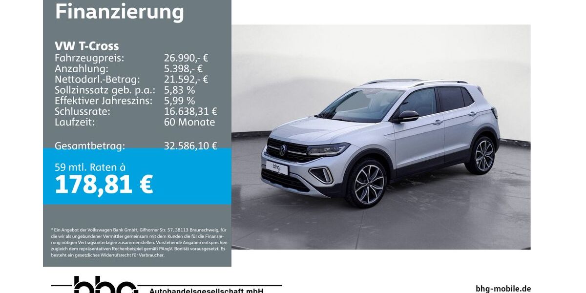 VW T-Cross 19.819 km 26.220 &euro; Ettlingen 76275