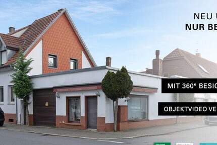 LEBEN, ARBEITEN, WOHLFÜHLEN: Wohn-und Geschäftshaus mit Garten&Innenhof nahe Mannheim Karlsruhe 8 zimmer