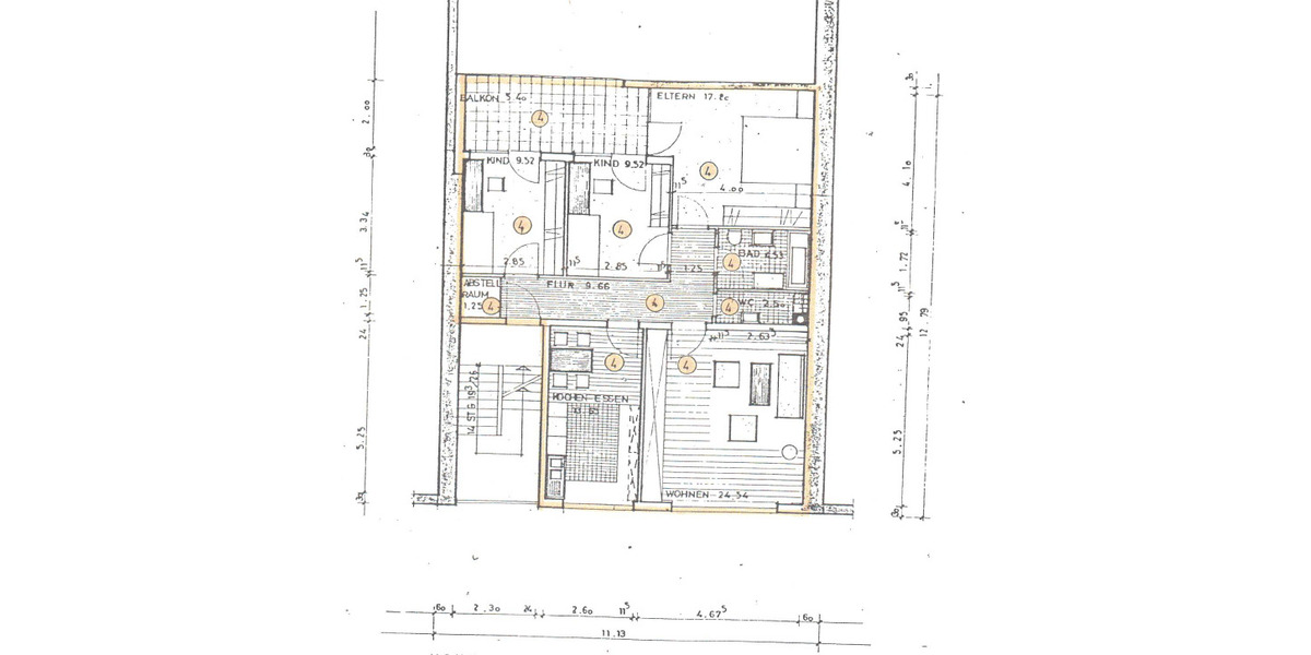 Etagenwohnung Bretten - 4 Zimmer, 98 m&sup2;, 320.000&euro; | Angebot:25706296