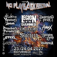 No Playback Festival 2027 23.04.2027 Kulturhalle Remchingen