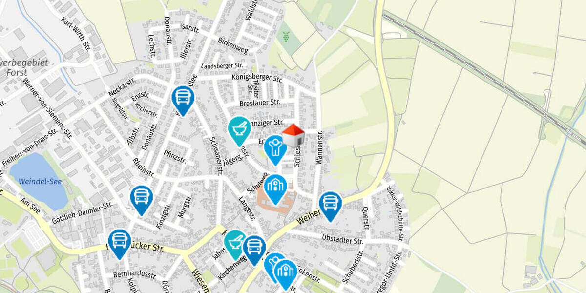 Etagenwohnung Forst - 2 Zimmer, 64 m&sup2;, 210.000&euro; | Angebot:26608510