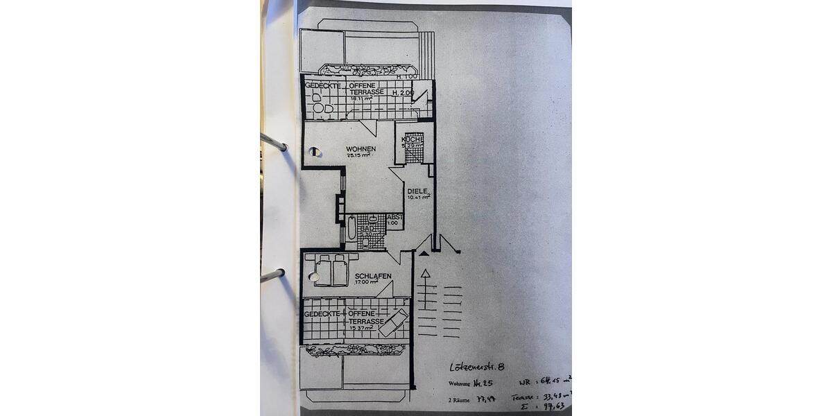 2-Zimmerwohnung mit 2 Dachterassen 2 zimmer