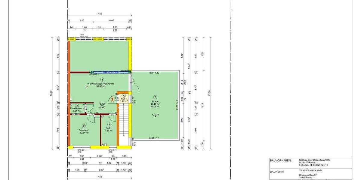 Etagenwohnung Rastatt - 2 Zimmer, 81 m&sup2;, 315.000&euro; | Angebot:25725700