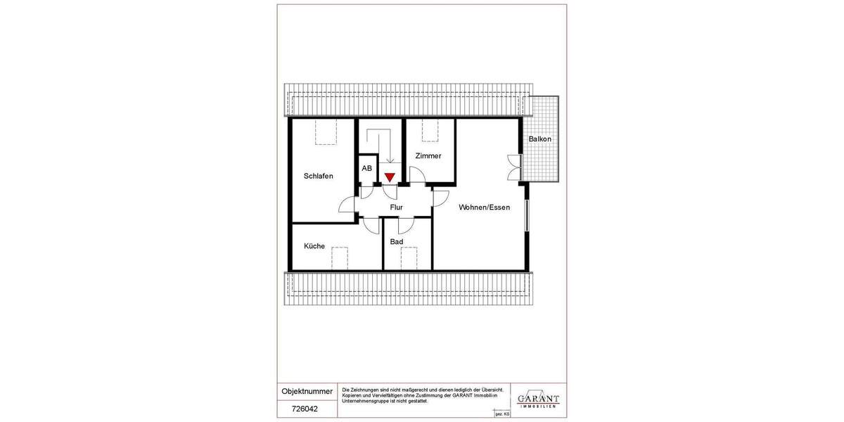 Etagenwohnung Waghäusel Wiesental - 3 Zimmer, 82 m&sup2;, 299.000&euro; | Angebot:25227783