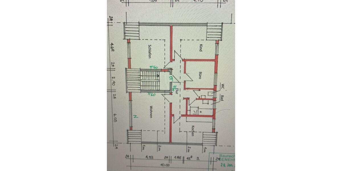 Dachgeschoßwohnung Karlsruhe Knielingen - 4 Zimmer, 99 m&sup2;, 1.390&euro; | Angebot:26133475