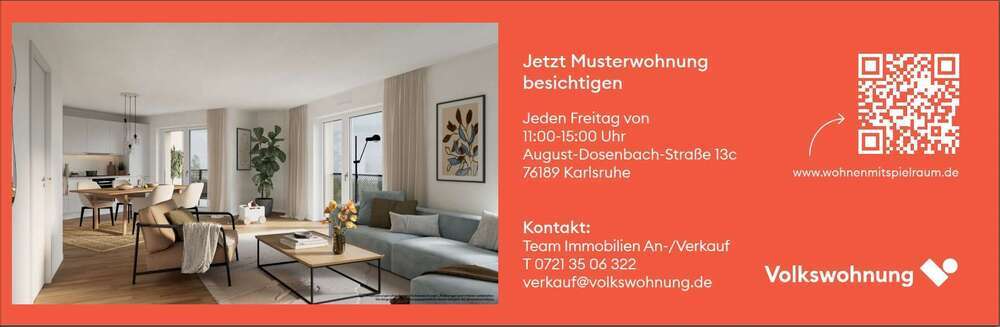 Wohnung zum Kaufen in Karlsruhe 731.990 € 125.86 m²