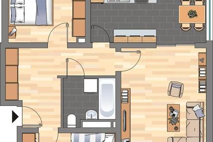 Demnächst frei! 3-Zimmer-Wohnung in Bellheim zimmer