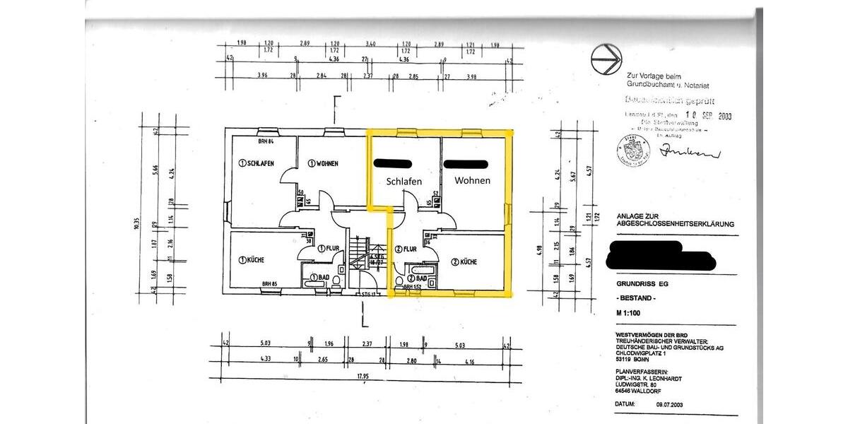 Hochparterre Landau in der Pfalz - 2 Zimmer, 69 m&sup2;, 255.000&euro; | Angebot:24379394