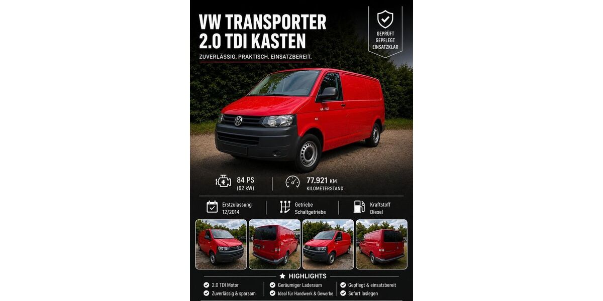 VW T5 Transporter 77.999 km 11.999 &euro; Philippsburg 76661