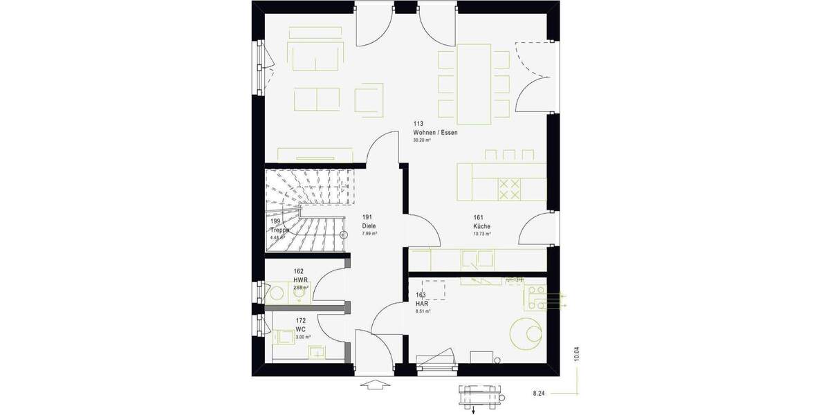 Einfamilienhaus Kraichtal Neuenbürg - 5 Zimmer, 123 m&sup2;, 473.000&euro; | Angebot:25666397