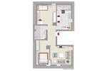 Etagenwohnung Karlsruhe / Knielingen Knielingen - 3 Zimmer, 58 m&sup2;, 255.000&euro; | Angebot:25671168